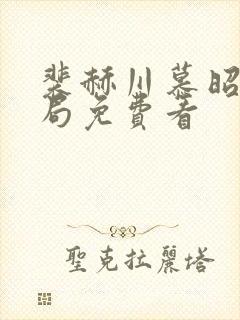 裴赫川慕昭大结局免费看