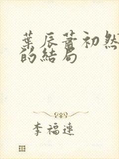 叶辰萧初然最后的结局