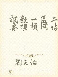 调教一区二区人妻视频网站大全