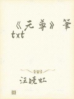 《元尊》笔趣阁txt