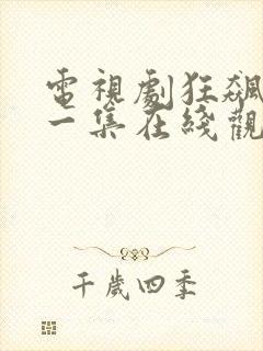 电视剧狂飙最后一集在线观看免费