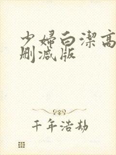 少妇白洁高义无删减版封面