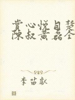 赏心悦目楚青丝陈叔黄磊全文在线阅读