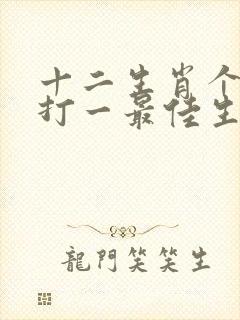 十二生肖个个知打一最佳生肖