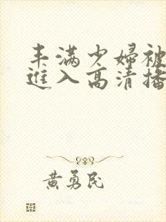 丰满少妇被猛烈进入高清播放久久