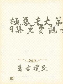 极恶老大第二季9集免费观看