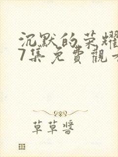 沉默的荣耀第27集免费观看