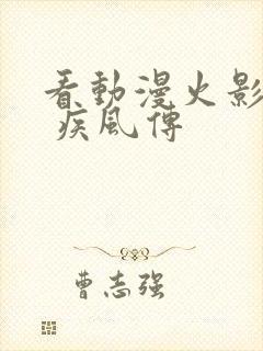 看动漫火影忍者 疾风传