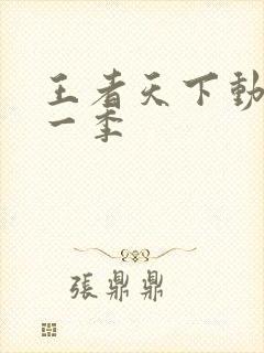 王者天下动画第一季