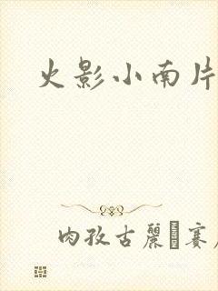 火影小南片子