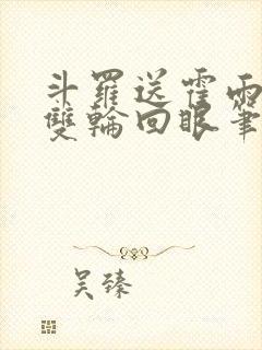 斗罗送霍雨浩一双轮回眼笔趣阁