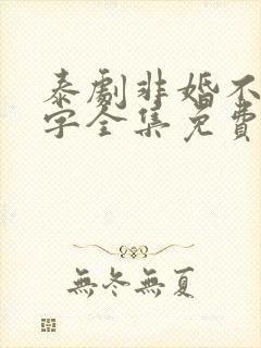 泰剧非婚不可中字全集免费观看