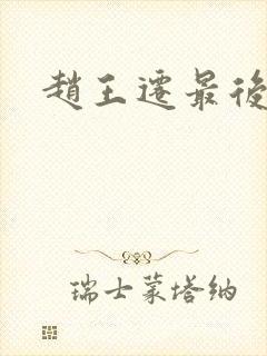 赵王迁最后结局封面