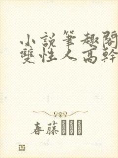 小说笔趣阁双男双性人高干封面