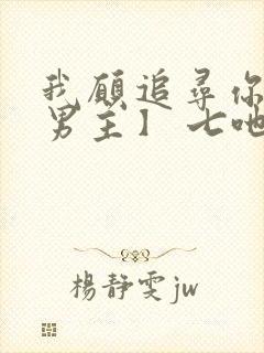 我愿追寻你【双男主】 七吔