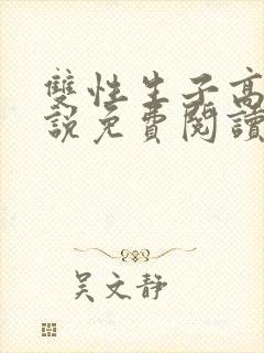 双性生子高h小说免费阅读