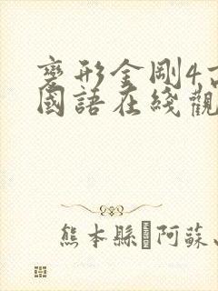 变形金刚4高清国语在线观看