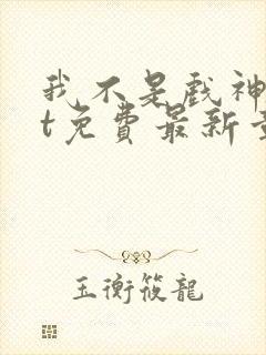 我不是戏神txt免费最新章节