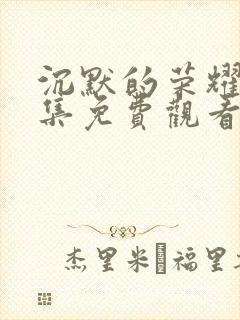 沉默的荣耀40集免费观看全集下载