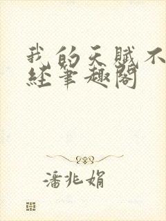 我的天赋不太正经笔趣阁封面