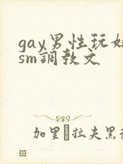 gay男性玩奴sm调教文