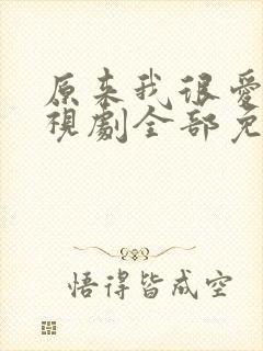 原来我很爱你电视剧全部免费观看