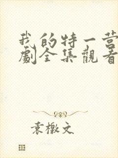 我的特一营电视剧全集观看