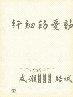 纤细的爱动漫