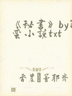 《秘书》by阿蛮小说txt