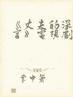 《丈夫的深情谎言》电视剧