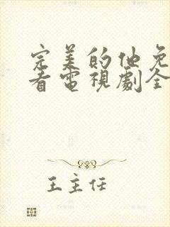 完美的他免费观看电视剧全集