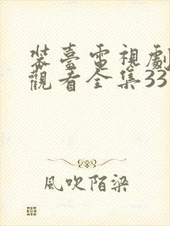 装台电视剧免费观看全集33集剧情