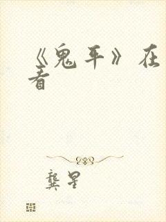 《鬼平》在线观看