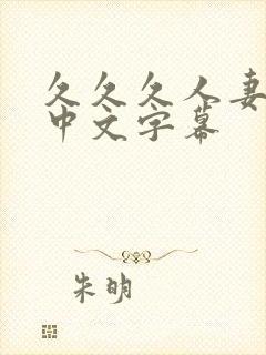 久久久人妻精品中文字幕