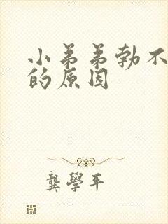 小弟弟勃不起来的原因封面