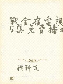 战金岭电视剧45集免费播放