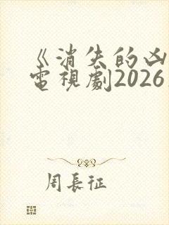 《消失的凶手》电视剧2026在线观看封面