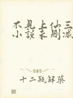 不见上仙三百年小说未删减在线看封面