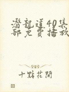 潜龙道40集全部免费播放