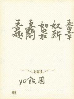 吾妻如奴番外笔趣阁最新章节封面