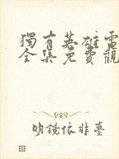 独有英雄电视剧全集免费观看