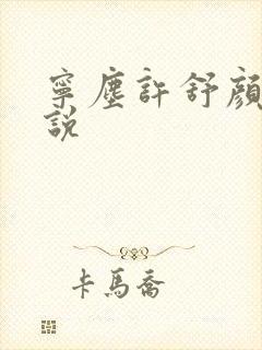 宁尘许舒颜的小说