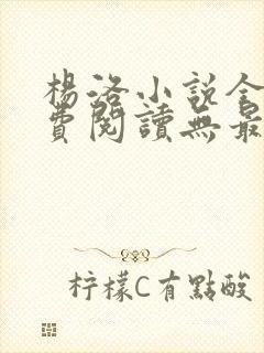 杨洛小说全文免费阅读无最新章节