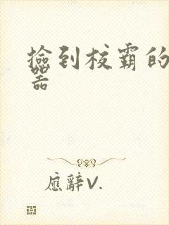 捡到校霸的遥控器