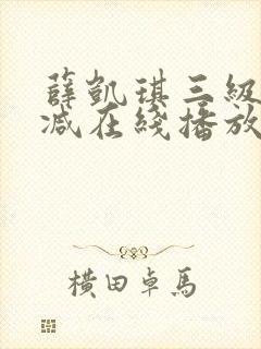 薛凯琪三级无删减在线播放