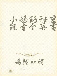 小妈的秘密免费观看全集电视剧