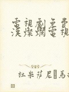 电视剧免费看星汉灿烂电视剧免费看