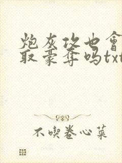 炮灰攻也会被强取豪夺吗txt