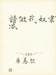 请做我奴隶无删减