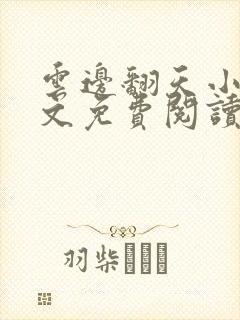 云边翻天小说全文免费阅读封面